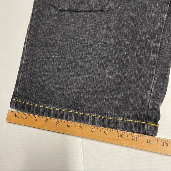 Indigo Charcoal Denim with Yellow and Blue Stitching - Picture 6 of 9